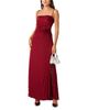 Astr The Label Astr the Label Paulette Pleated Satin Maxi Dress - 2