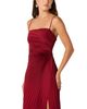 Astr The Label Astr the Label Paulette Pleated Satin Maxi Dress - 3