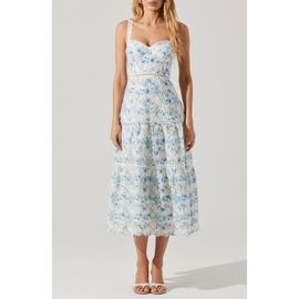 ASTR the Label ASTR the Label Pellagia Eyelet Embroidery A-Line Dress