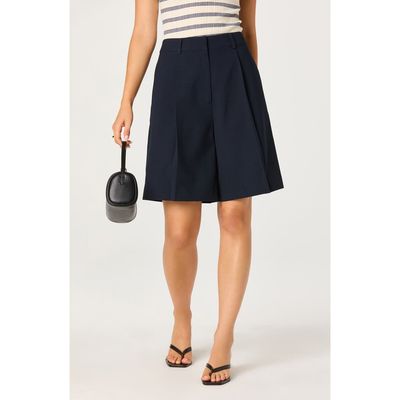 ASTR the Label ASTR the Label Quillie Pleated Bermuda Shorts