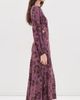 ASTR the Label ASTR the Label Quinn Dress Plum Floral - 4