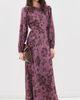 ASTR the Label ASTR the Label Quinn Dress Plum Floral - 5