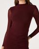 ASTR the Label ASTR the Label Romy Mock Neck Ruched Midi Dress - 3
