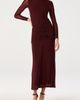 ASTR the Label ASTR the Label Romy Mock Neck Ruched Midi Dress - 4