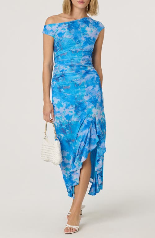 ASTR the Label ASTR the Label Ruched One-Shoulder Maxi Dress