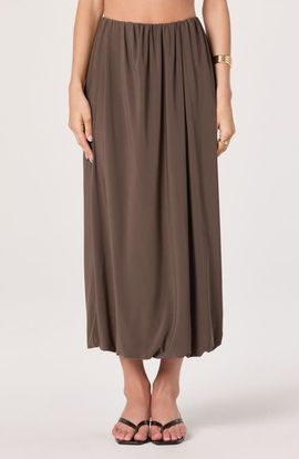ASTR the Label ASTR the Label Savannah Bubble Hem Maxi Skirt