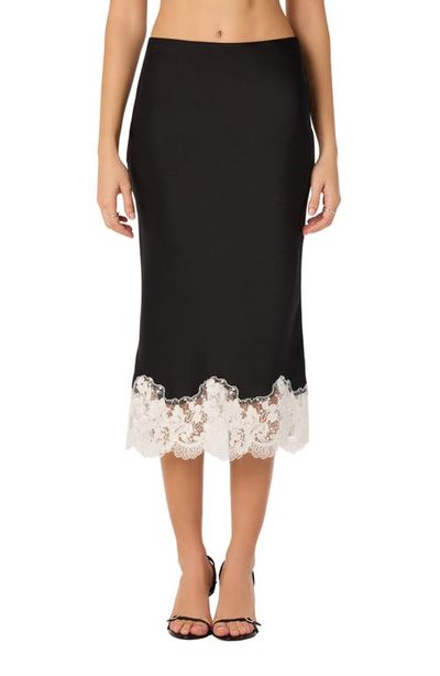 ASTR the Label ASTR the Label Shantel Lace Trim Midi Skirt