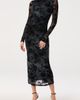 ASTR the Label ASTR the Label Syriah Floral Mesh Midi Dress - 3