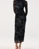 ASTR the Label ASTR the Label Syriah Floral Mesh Midi Dress - 5