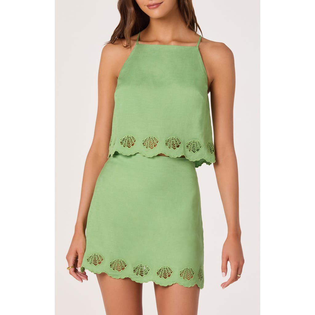 ASTR the Label ASTR the Label Taniya Crop Embroidered Top