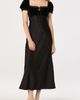 ASTR the Label ASTR the Label Taryn Velvet Bodice Midi Dress - 1