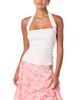 Astr The Label Astr the Label Tate Halter Top in Off White - 1