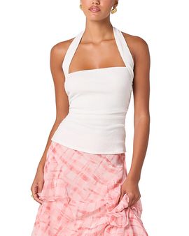 Astr The Label Astr the Label Tate Halter Top in Off White