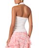Astr The Label Astr the Label Tate Halter Top in Off White - 3