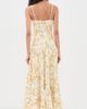 ASTR the Label ASTR the Label Tazia Maxi Dress Yellow Cream Floral - 3