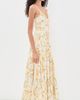 ASTR the Label ASTR the Label Tazia Maxi Dress Yellow Cream Floral - 4