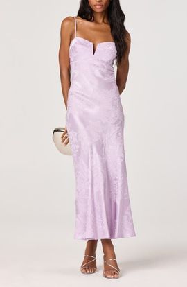 white christmas dresses Revery Floral Long Sleeve Maxi Dress