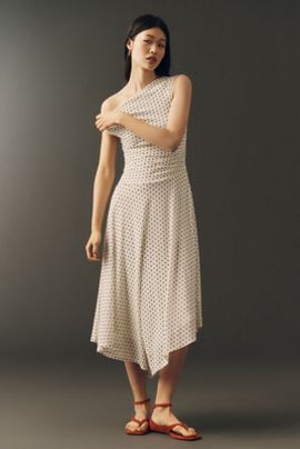 ASTR The Label Ciarra Asymmetric Midi Dress