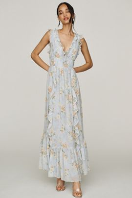 ASTR The Label Kindra Ruffle Maxi Dress
