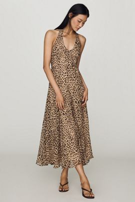 ASTR The Label Myra Halter Maxi Dress