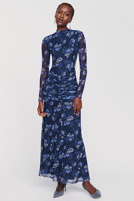 ASTR The Label Romy Mesh Maxi Dress