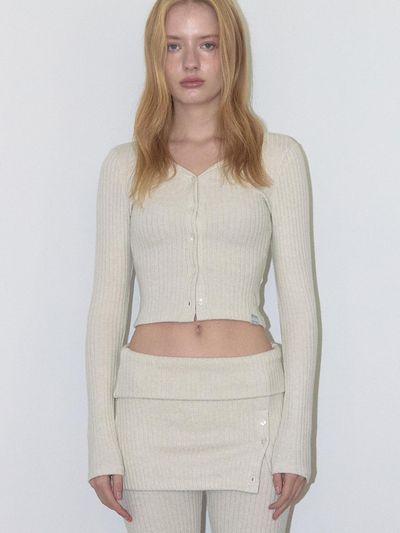 ASURA AS BASIC CARDIGAN FW VER (IVORY)