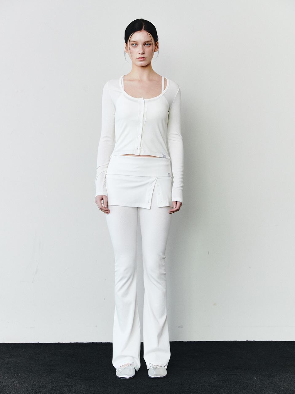 ASURA AS Basic Cardigan_White