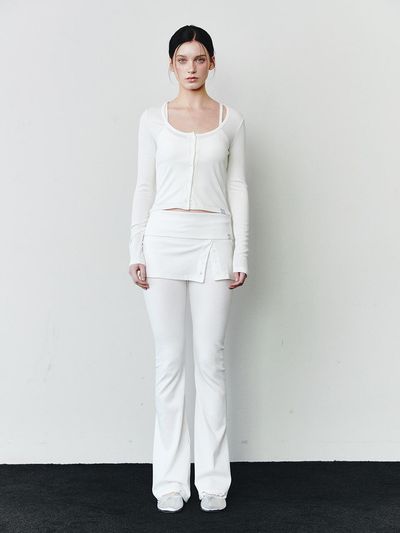 ASURA AS Basic Cardigan_White