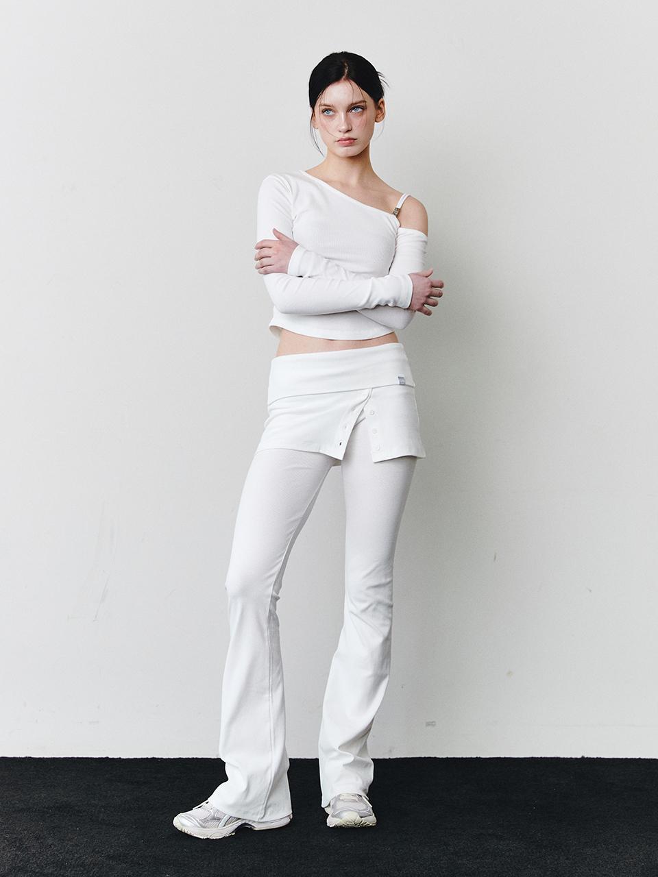 ASURA AS Basic Pants and Skirts Set_White