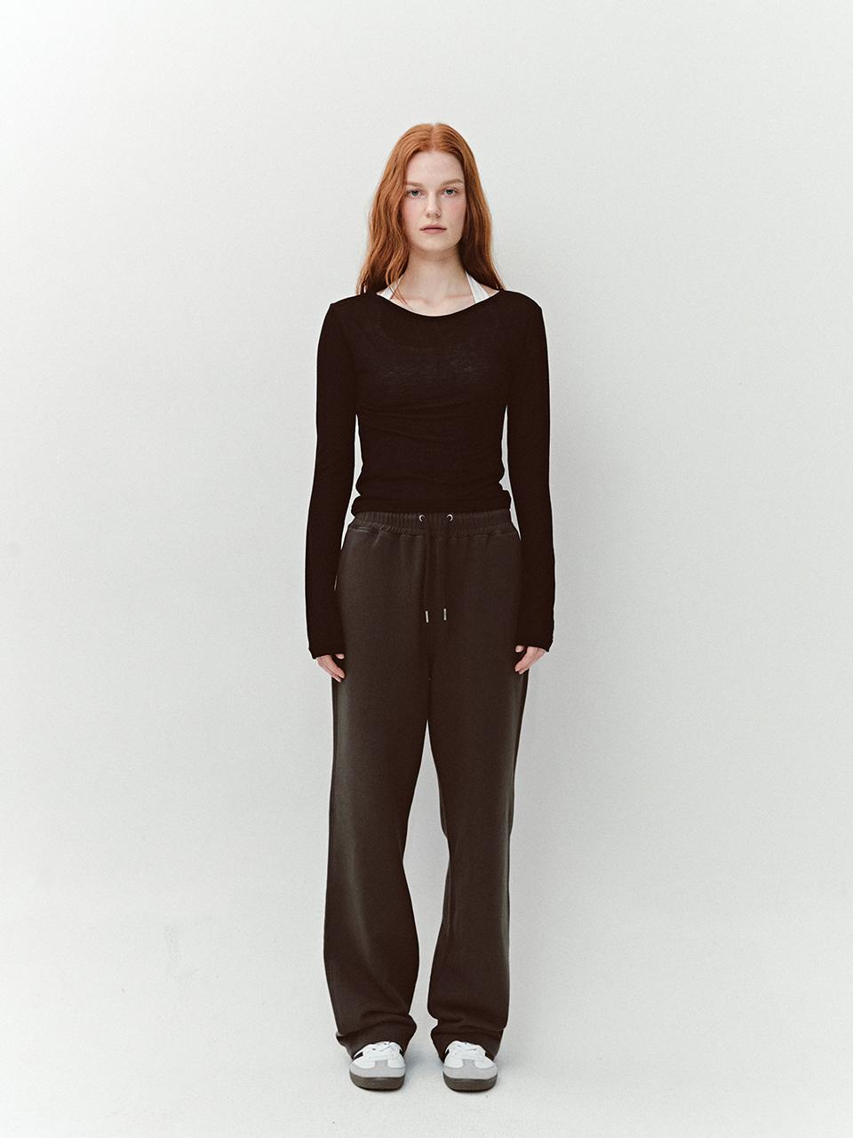 ASURA AS BASIC SWEATPANTS (CHARCOAL)