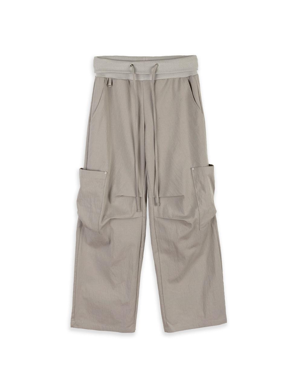 ASURA Block Band Cargo Pants (Beige)