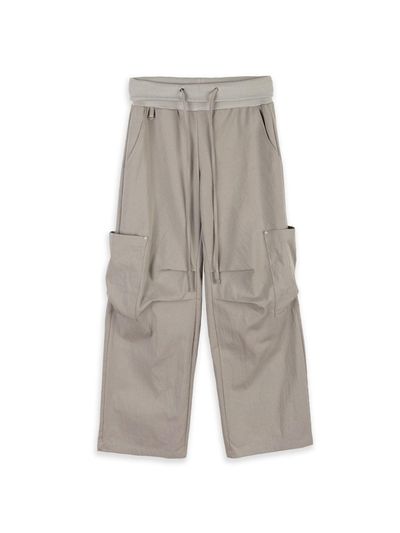 ASURA Block Band Cargo Pants (Beige)