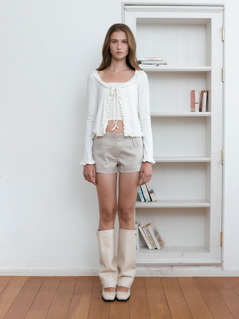 ASURA ESSENTIAL MICRO SHORTS [BEIGE]