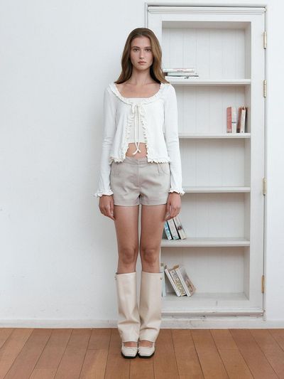 ASURA ESSENTIAL MICRO SHORTS [BEIGE]