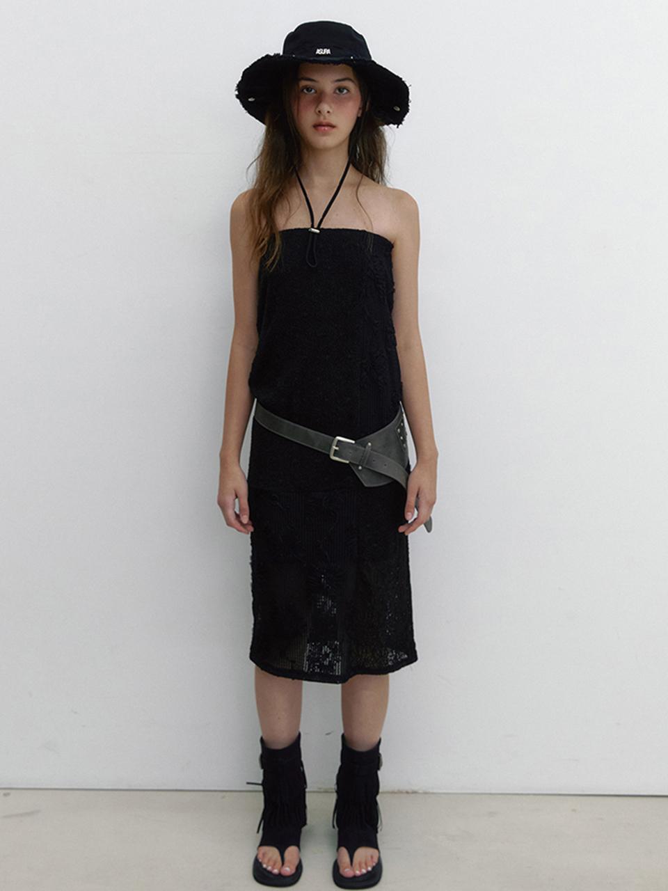 ASURA GARDEN MESH DRESS (BLACK)