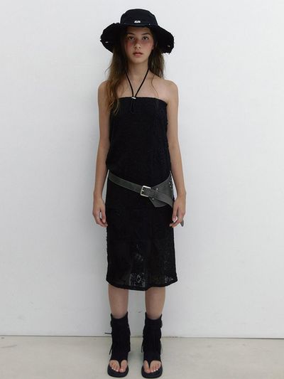 ASURA GARDEN MESH DRESS (BLACK)