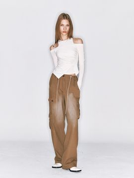 ASURA Washing Cargo Pants_Brown