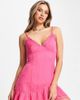 AsYou ASYOU frill edge cami sundress in pink - 1
