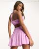 AsYou ASYOU popcorn hanky hem mini skirt in purple - part of a set - 2
