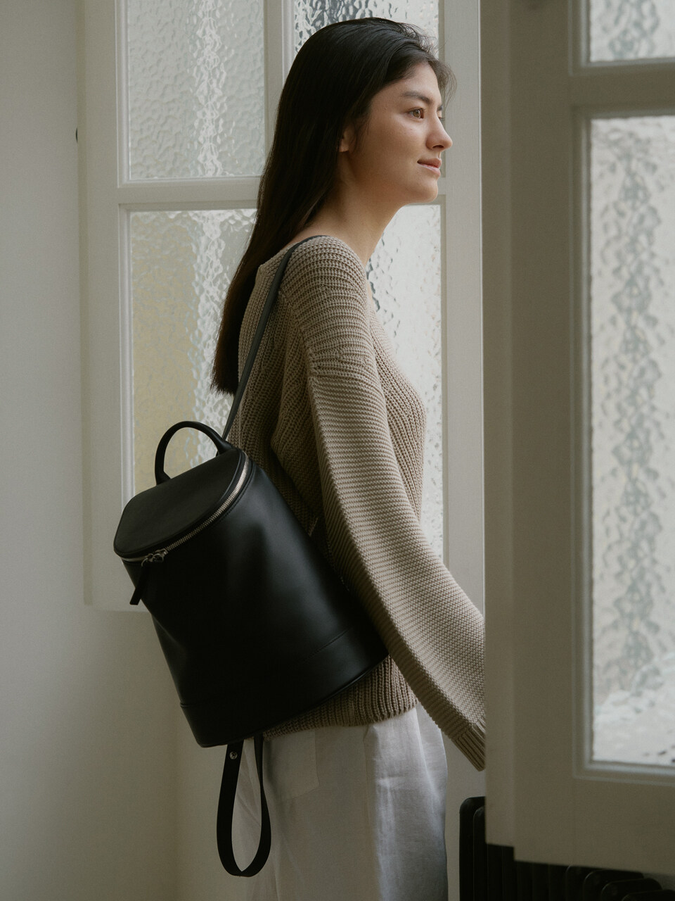 ATCLIP Round Backpack_Black