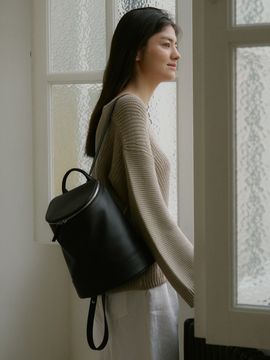 ATCLIP Round Backpack_Black