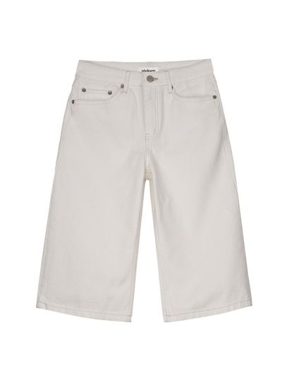 ateleen Brits Strate Denim Shorts  [WHITE]