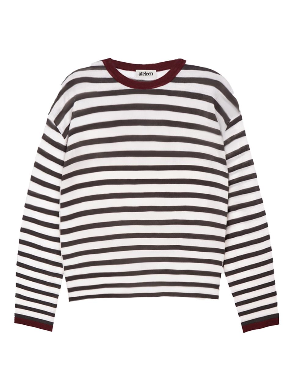 ateleen Reass Round Knit Sweater [IVORY]
