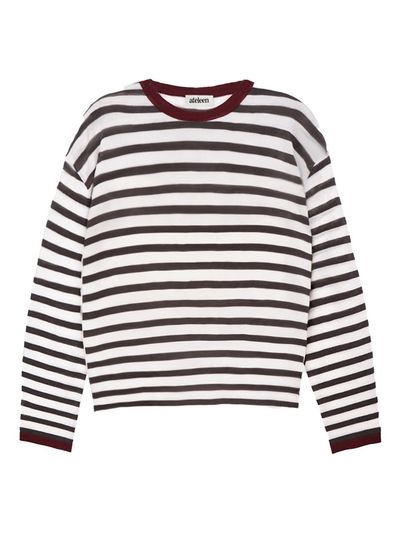 ateleen Reass Round Knit Sweater [IVORY]