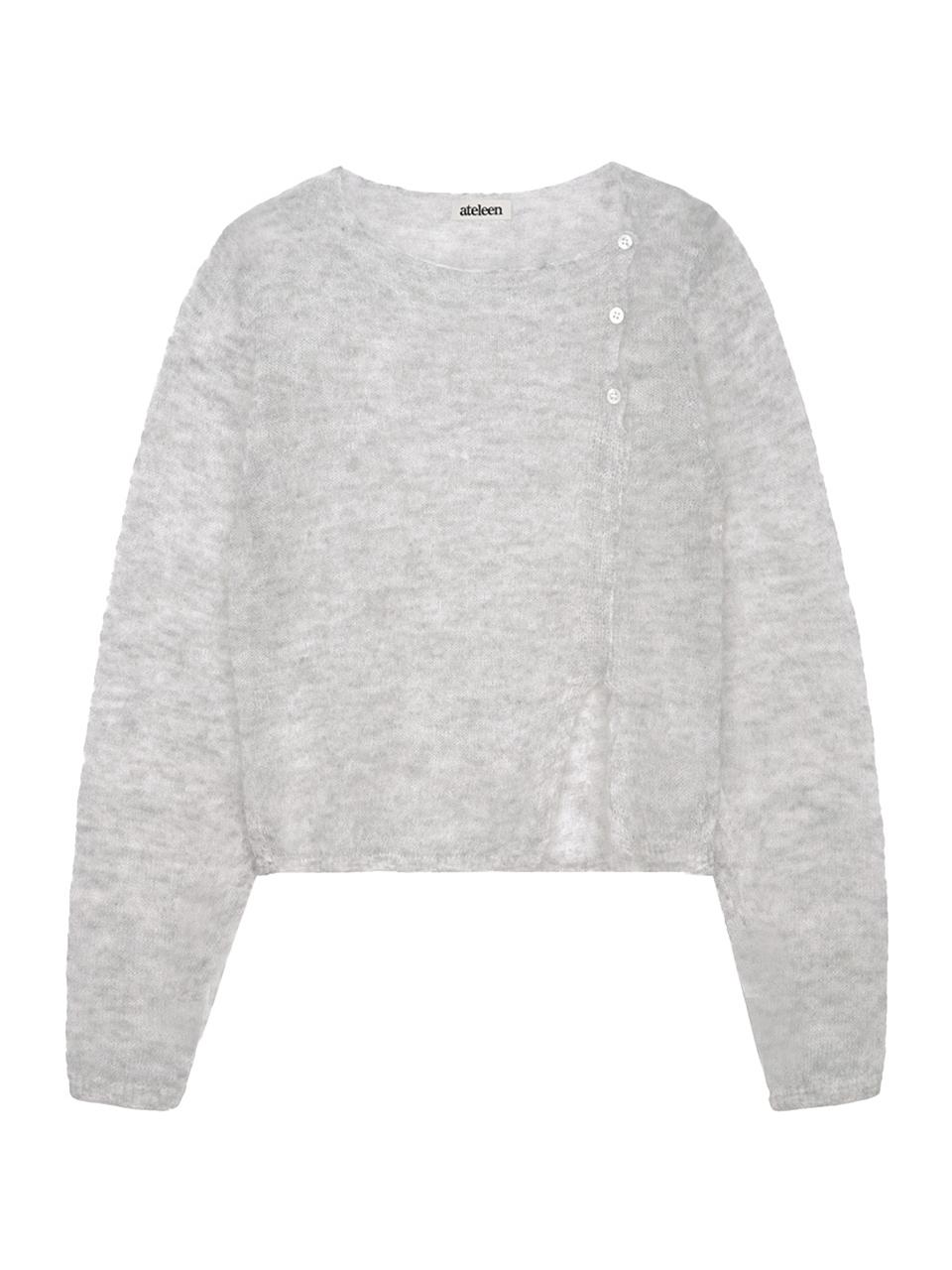 ateleen Revia Knit Top Sweater [Grey]
