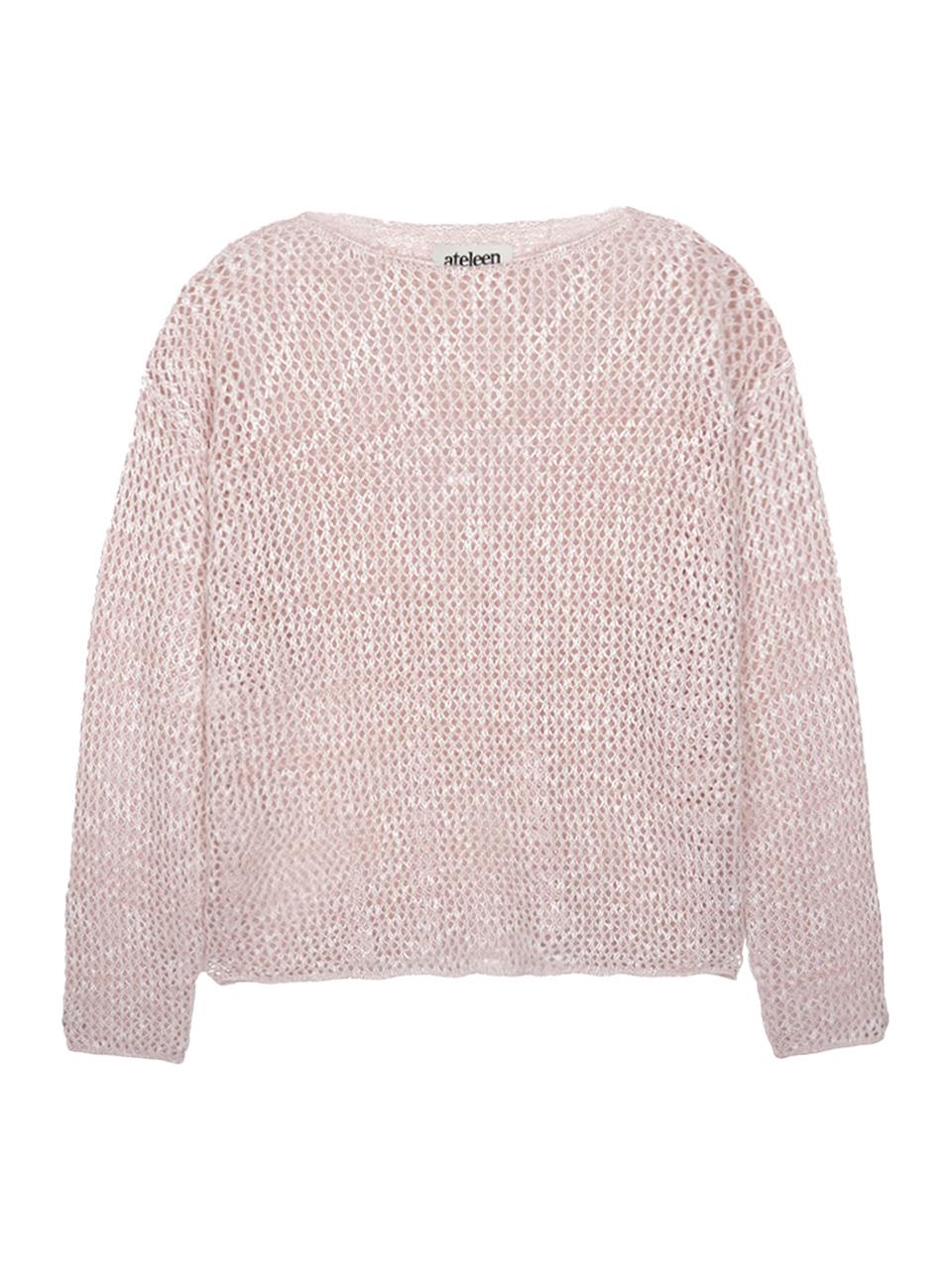 ateleen Rin Knit Top Sweater [PINK]