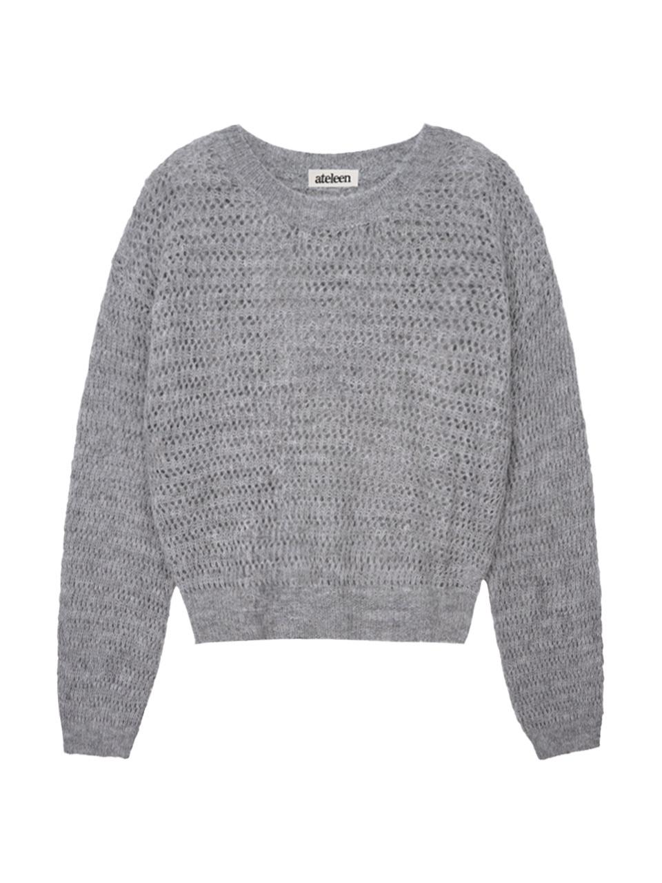 ateleen Rowen Knit Top Sweater [Grey]