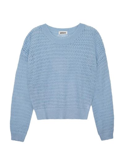 ateleen Rowen knit top sweater [SKY BLUE]
