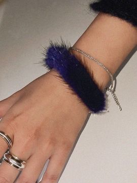 Atelier Darin Fur Heart Toggle Bracelet