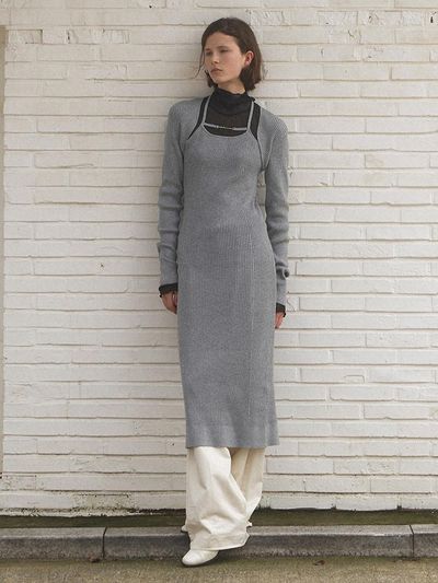 Atelier Nain ASHA BOLERO WOOL KNIT DRESS(OP-6215)